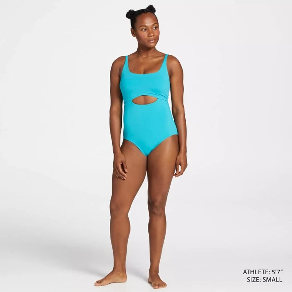 CALIA Women's Keyhole One Piece Swimsuit size 14